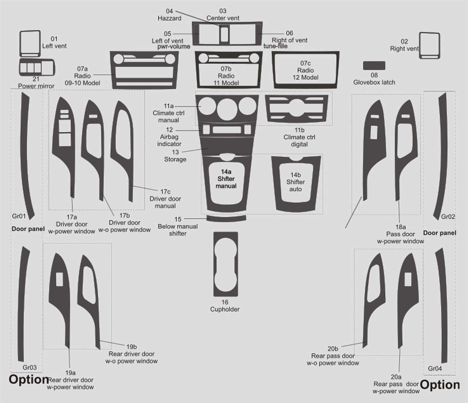 2010 toyota corolla parts diagram