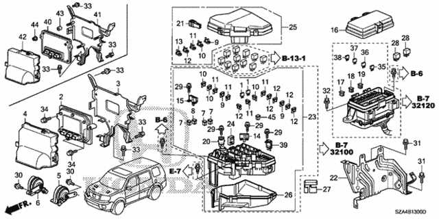 2011 honda pilot parts diagram