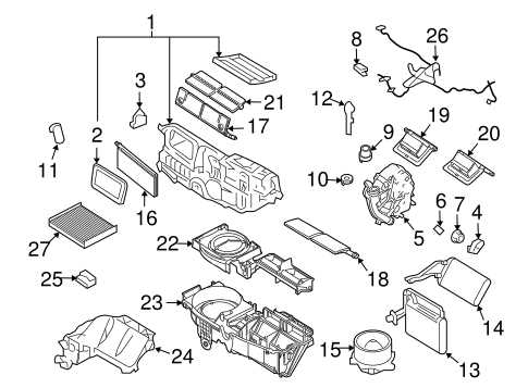 2011 ford fusion parts diagram