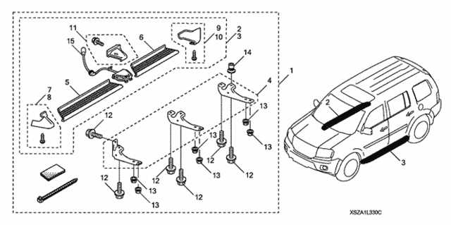 2011 honda pilot parts diagram