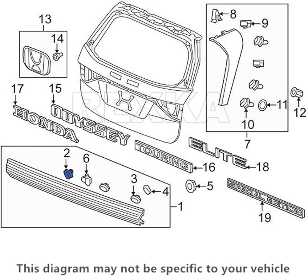 2012 honda odyssey parts diagram