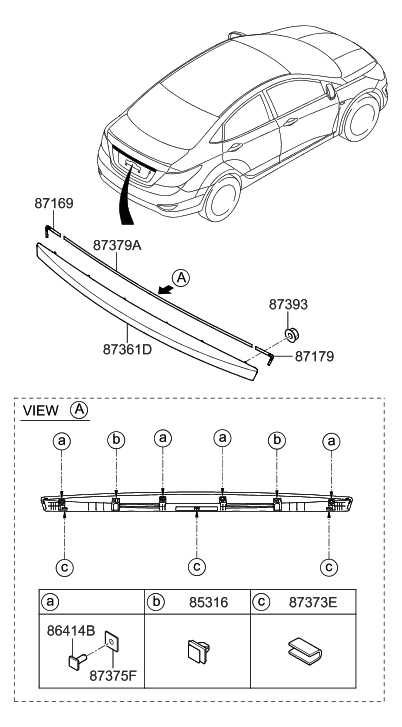 2012 hyundai accent parts diagram