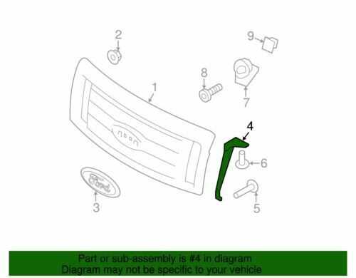 2013 ford f150 front bumper parts diagram