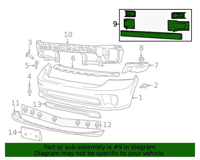 2013 dodge ram 1500 front end parts diagram