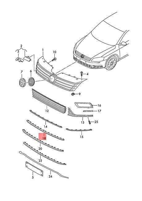 2013 vw passat parts diagram