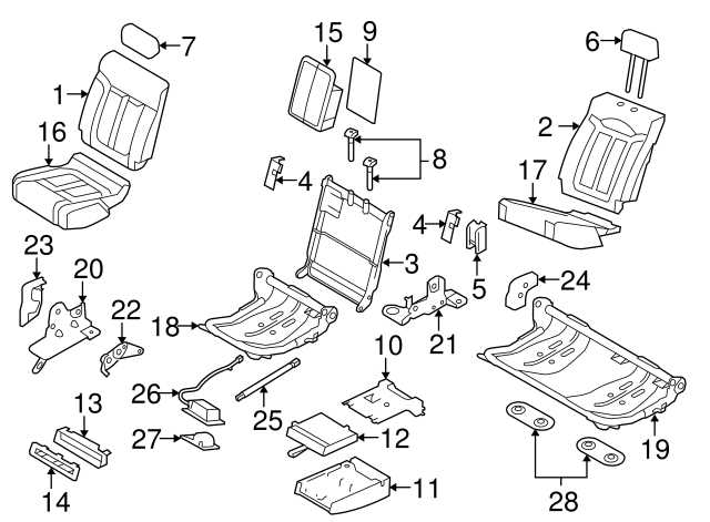 2014 ford f150 tailgate parts diagram