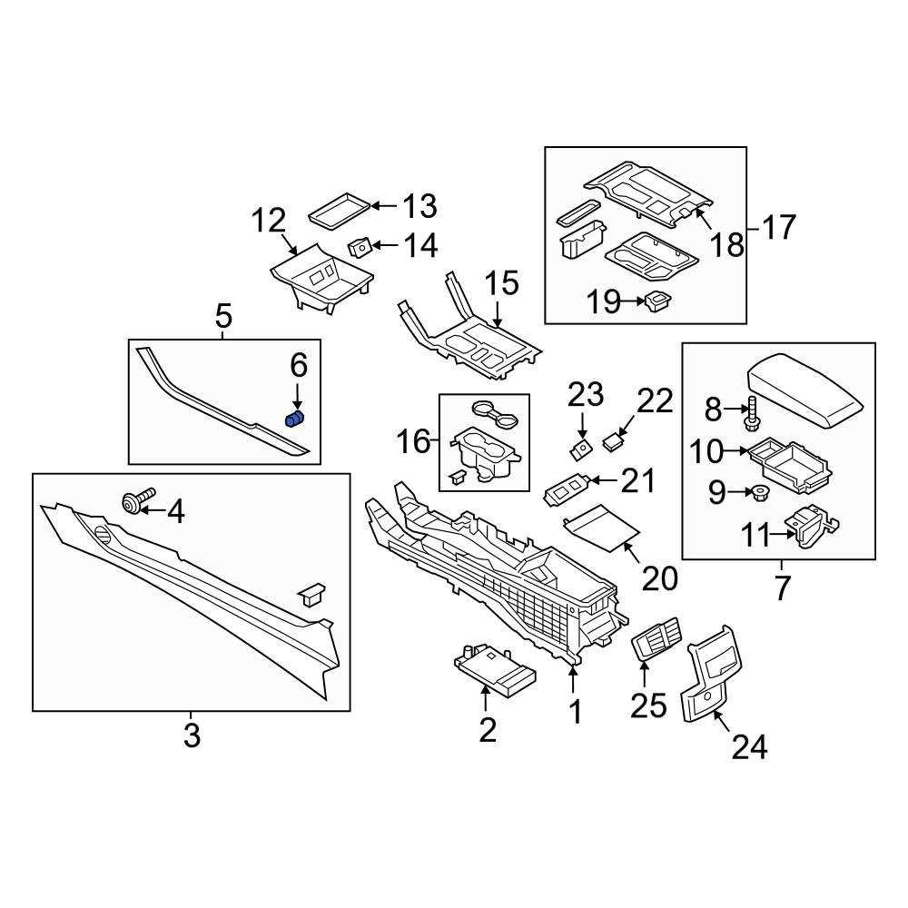 2014 ford f150 tailgate parts diagram