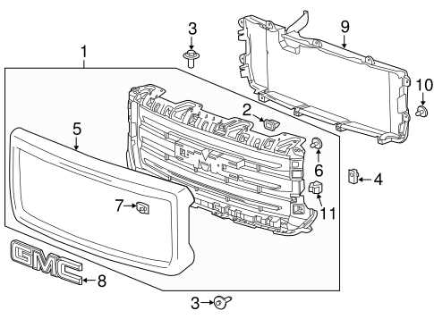 2014 gmc sierra 1500 parts diagram