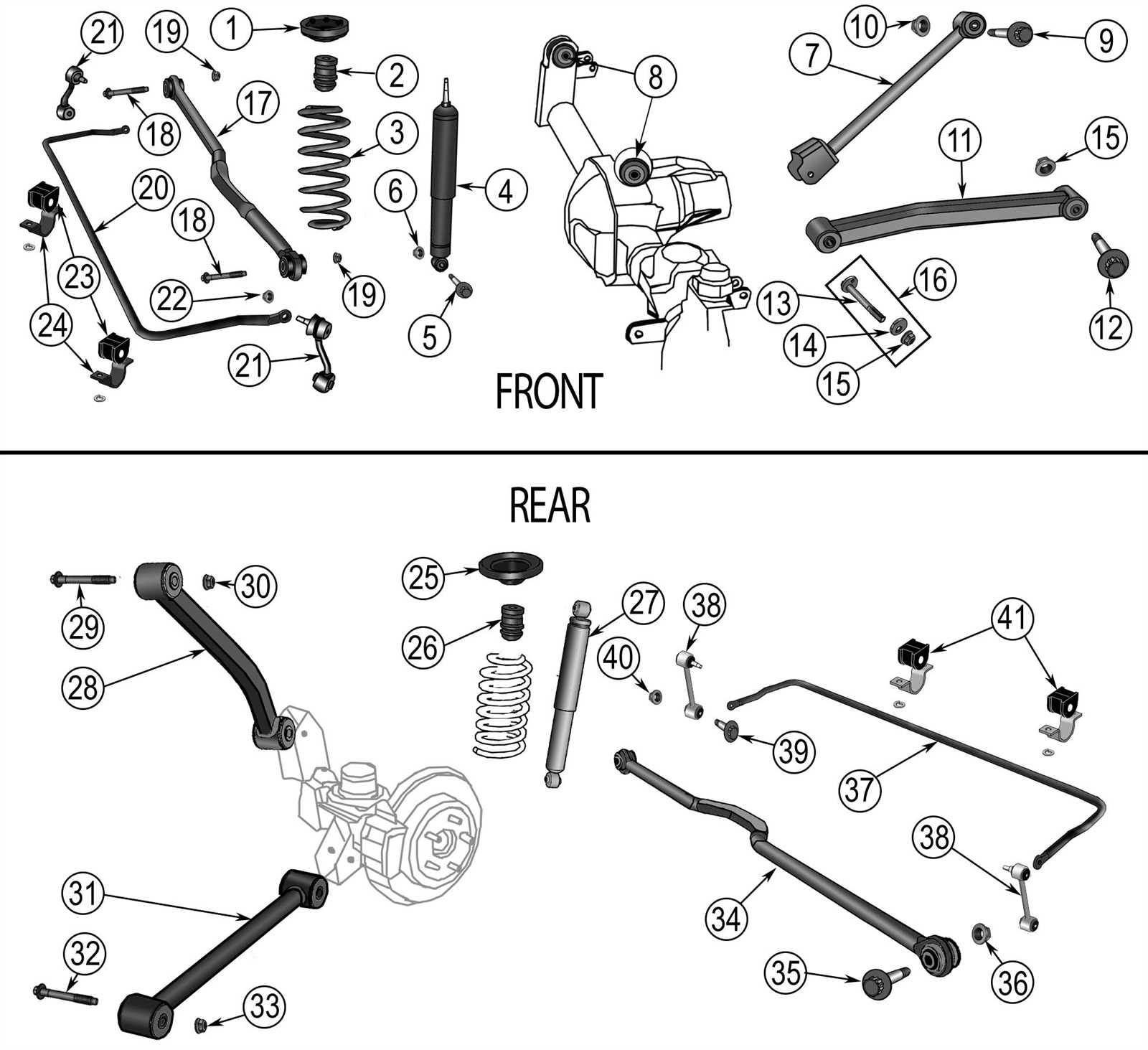 2014 jeep wrangler parts diagram