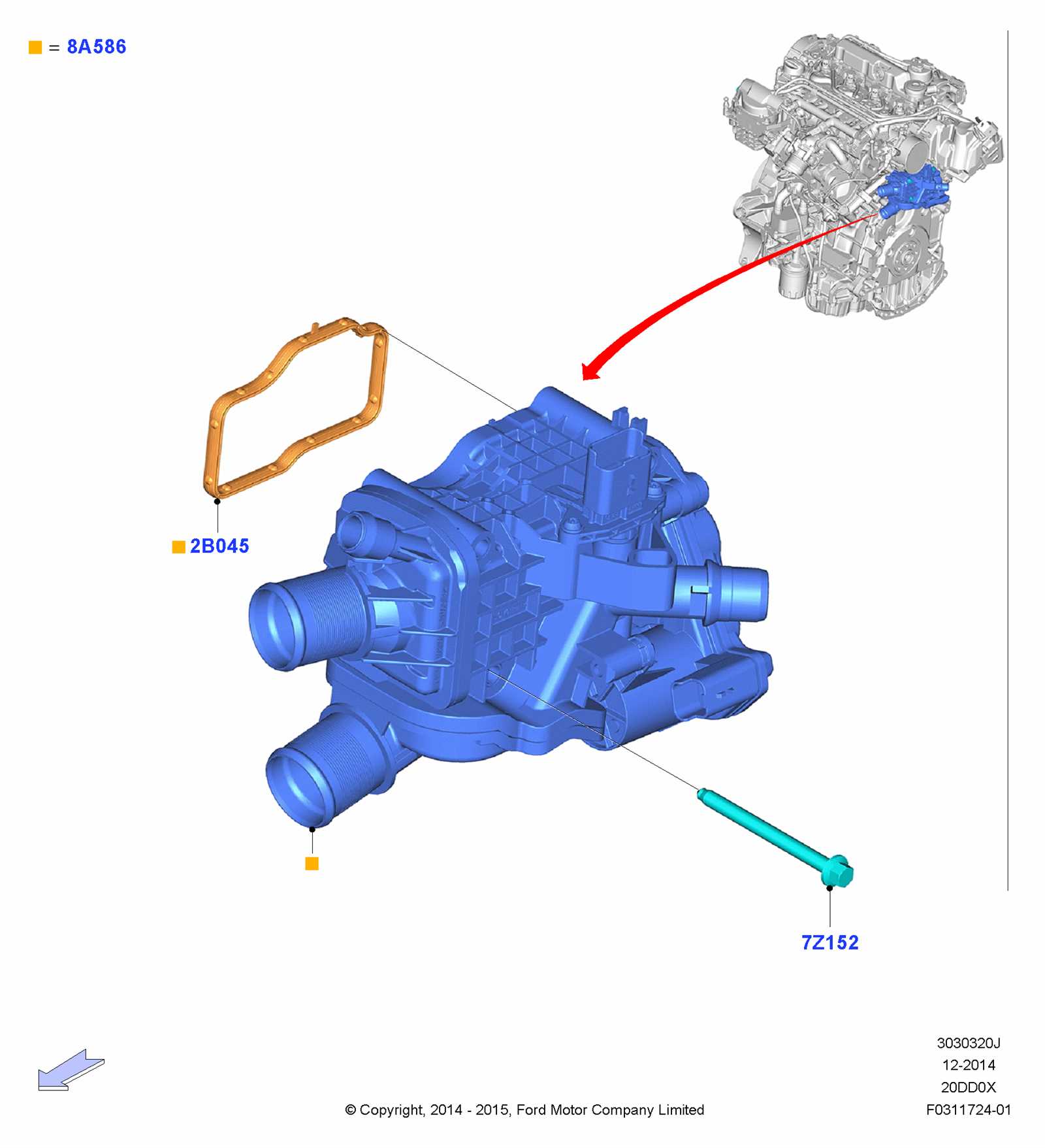 2015 ford edge parts diagram