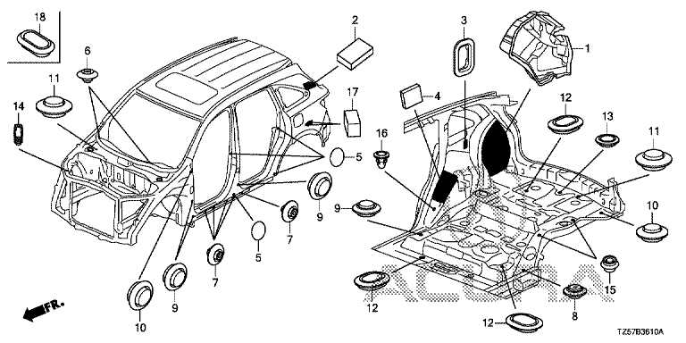 2016 acura mdx parts diagram