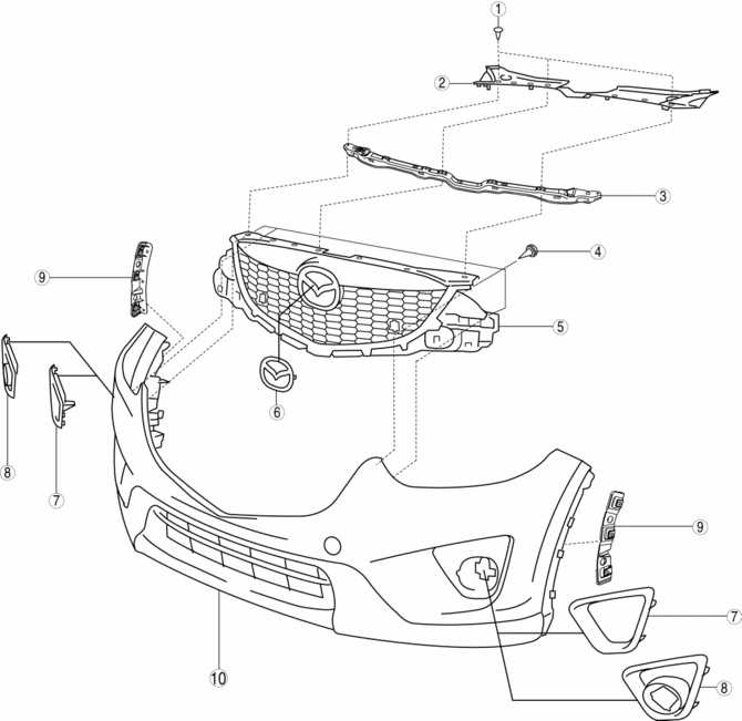 2016 mazda cx 5 parts diagram