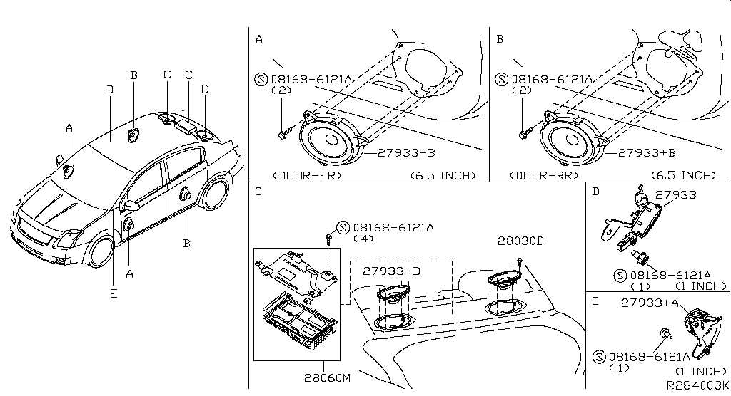 2016 nissan sentra parts diagram