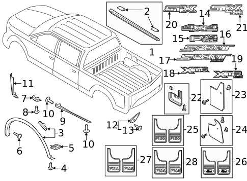 2016 ford f150 sunroof parts diagram