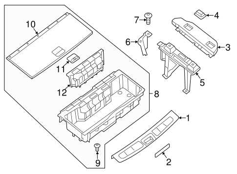 2016 nissan pathfinder parts diagram