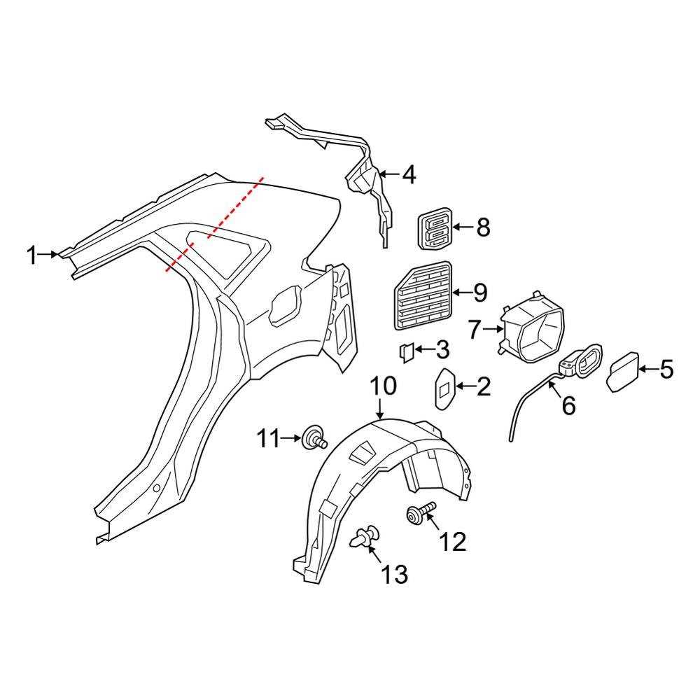 2017 ford edge parts diagram