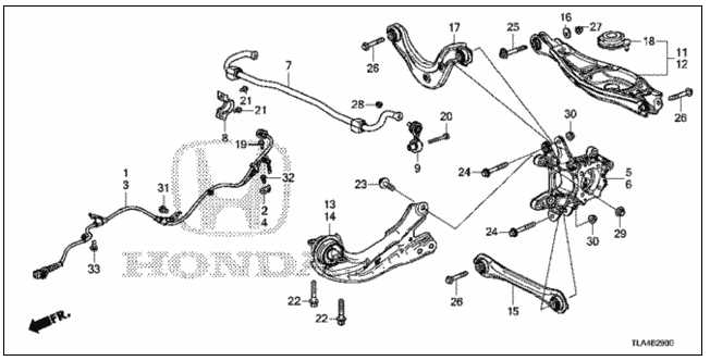 2017 honda cr v body parts diagram