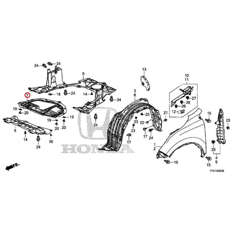 2017 honda crv body parts diagram