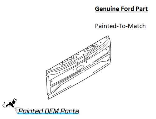 2019 ford f 150 tailgate parts diagram