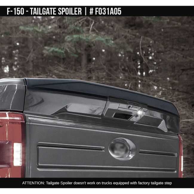 2019 ford f 150 tailgate parts diagram