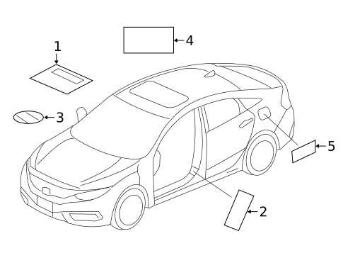 2019 honda civic parts diagram