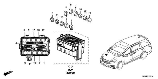 2019 honda odyssey parts diagram