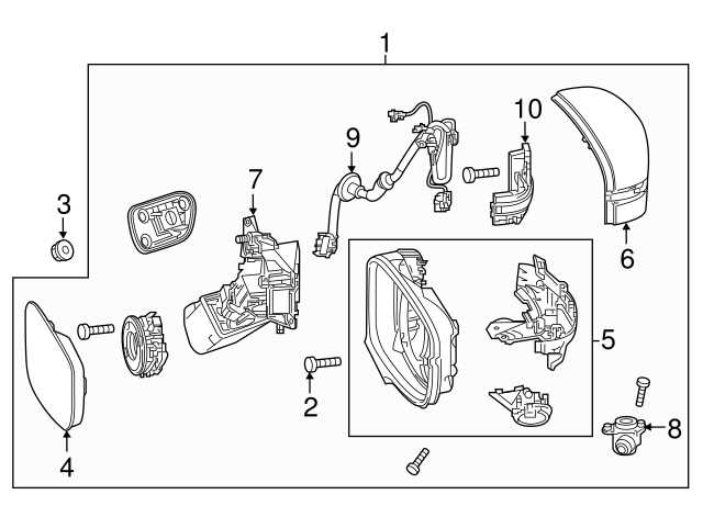 2019 honda odyssey parts diagram