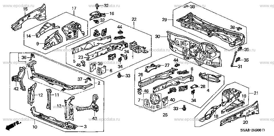 2020 honda civic parts diagram