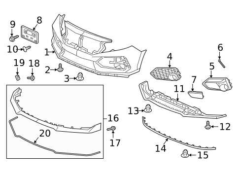 2020 honda civic parts diagram