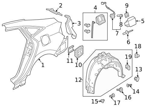 2020 honda civic parts diagram