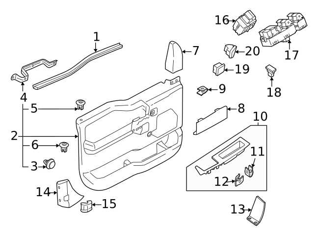 2021 ford f 150 parts diagram