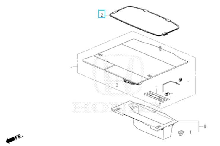 2022 honda civic parts diagram