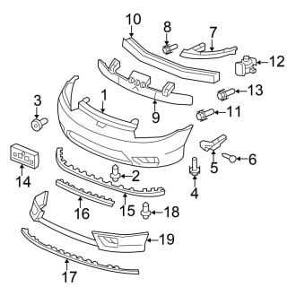 2007 honda civic body parts diagram