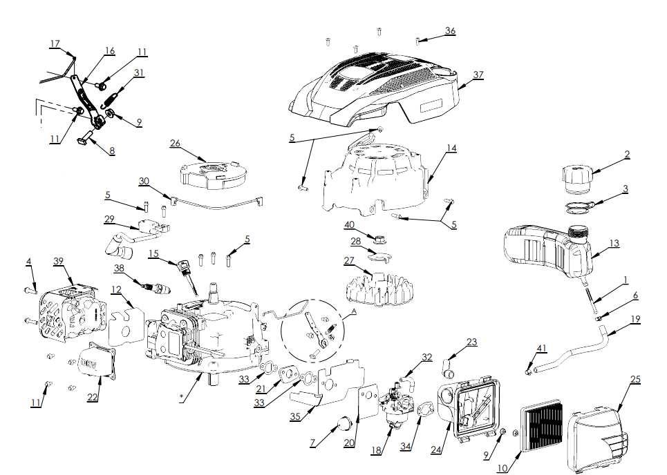 kohler 6.5 hp engine parts diagram