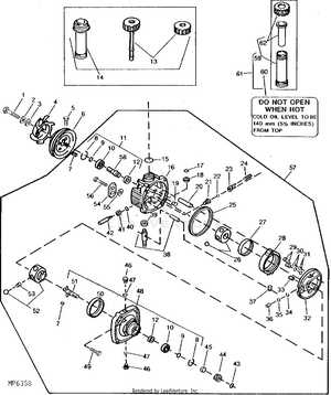 john deere 185 hydro parts diagram