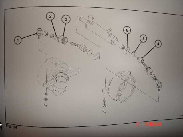 massey ferguson gc2300 steering parts diagram