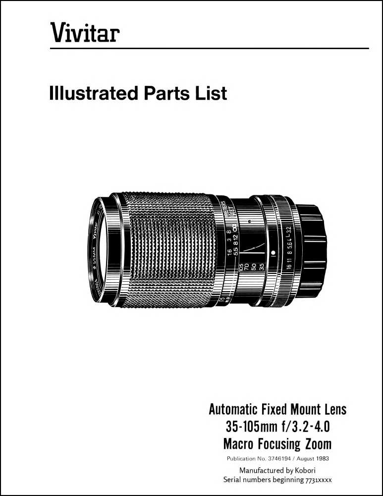 camera lens parts diagram