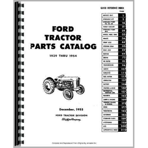 ford 2n parts diagram