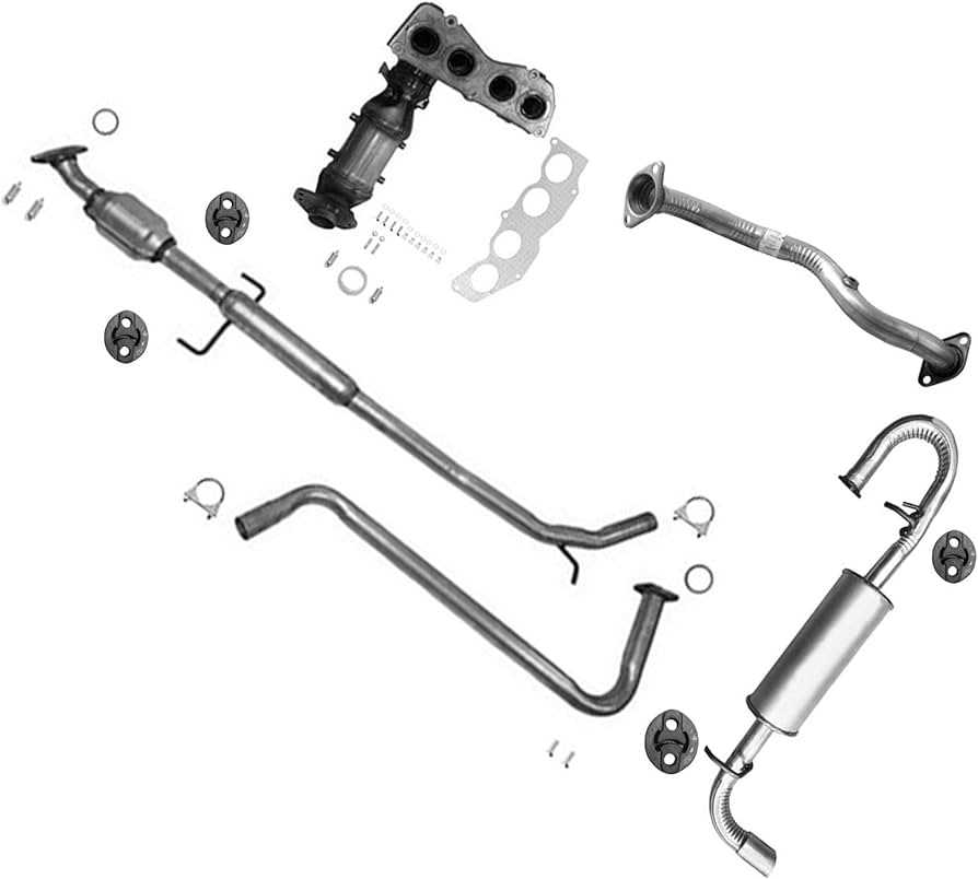 catalytic converter parts diagram