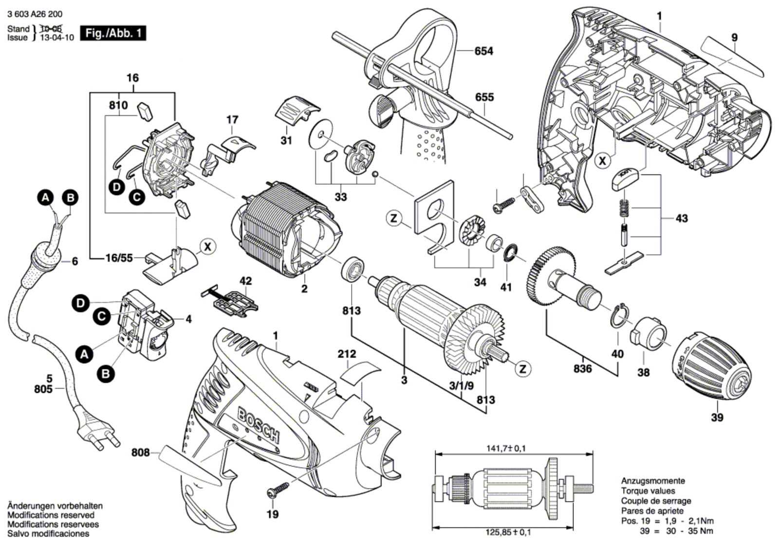 bosch drill parts diagram