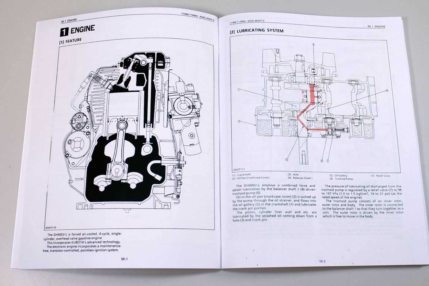 kubota t1400 parts diagram