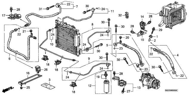 1999 honda civic parts diagram