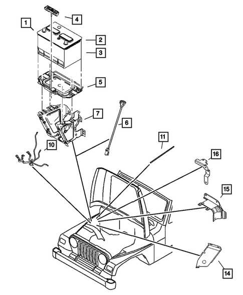 jeep tj soft top parts diagram