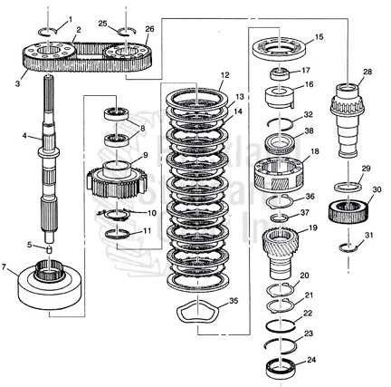 exploded view np246 transfer case parts diagram