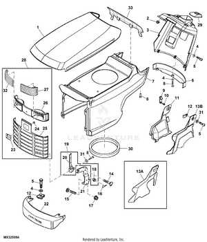 john deere gt235 engine parts diagram