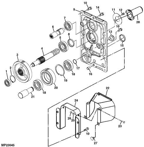 john deere 4400 tractor parts diagram