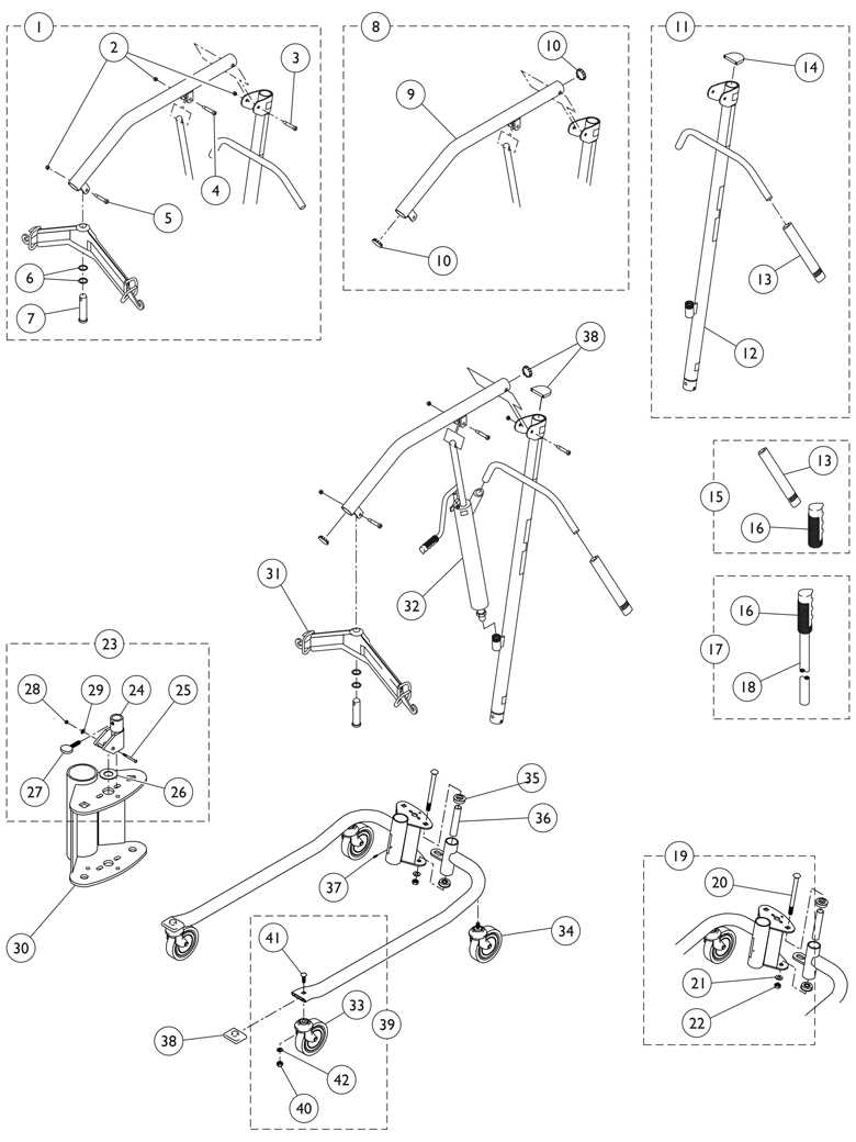 boom lift parts diagram