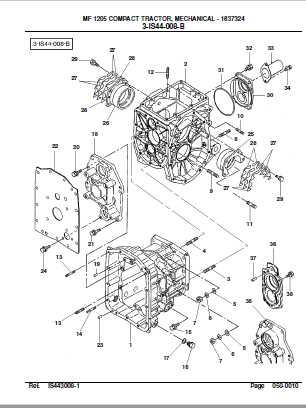 massey ferguson 1105 parts diagram