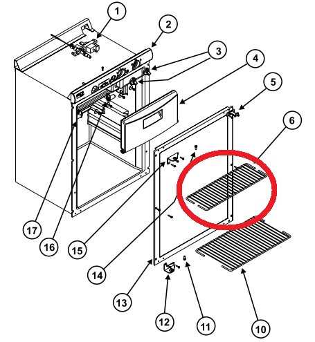 dometic fridge parts diagram