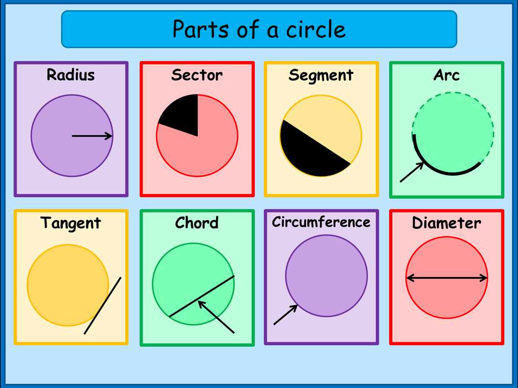 parts of a circle diagram